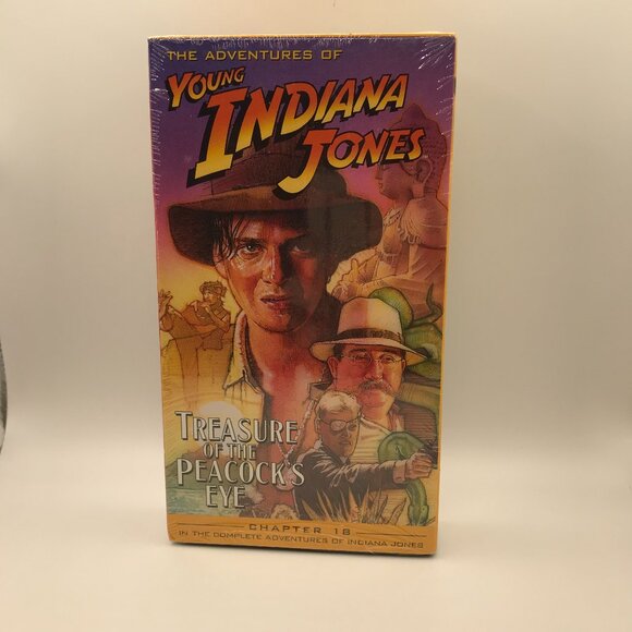 Indiana Jones and the temple of doom VHS  + Peacock Eye Sealed NEW Collectible - Picture 5 of 14